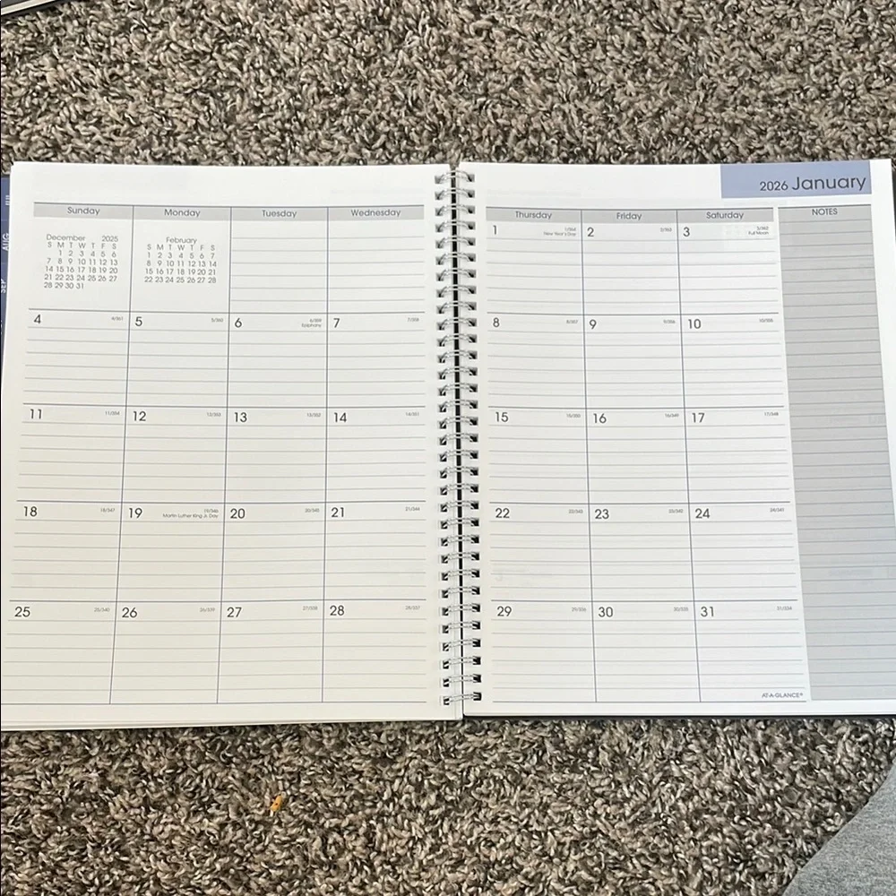 At-A-Glance Gray Academic Calander Office Planner